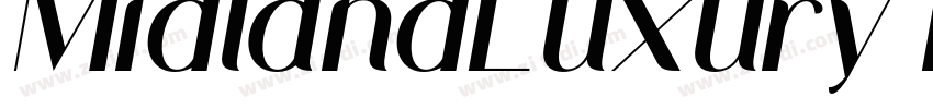 MidlandLuxury Regula字体转换